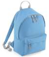 BG125S BagBase Mini Fashion Backpack Sky Blue / Light Grey colour image
